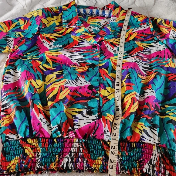 Vintage 80s Blouse - Picture 3 of 5